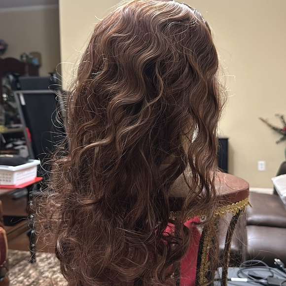 Wigs woman 24 inch mixed color curly new - Picture 4 of 6